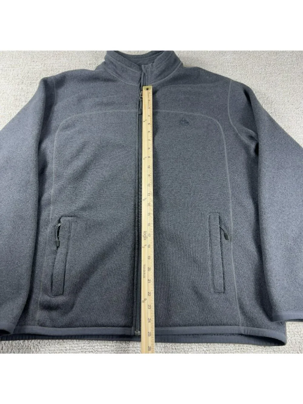 Vintage Nike ACG Full Zip Fleece Over Sized Jacket Gray Women’s Size XL